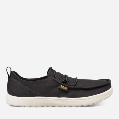 Teva Voya Lace Men's Black Slip Ons CA23267 Canada Online